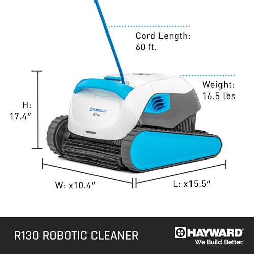 HAYWARD THE POOL CLEANER R130 ROBOTIC CLEANER (2024 NEW) - WHITE - Like New