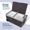 BLUEFIN ICE-CACHE-75L PORTABLE TRAVEL FRIDGE ADVANCED COOLING - BLACK - Like New