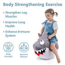Play Anywhere IPLAY ILEARN IPLAY BOUNCY PALS KIDS WHITE SHARK HOPPER BALL - Like New