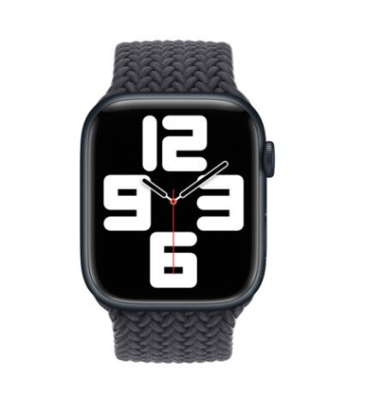 APPLE WATCH 45MM BRAIDED SOLO LOOP - SIZE 5 - MIDNIGHT - Like New