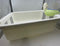 GENERIC COLLAPSIBLE BABY BATHTUB WITH SMART TEMPERATURE DISPLAY - WHITE/GRAY - Like New