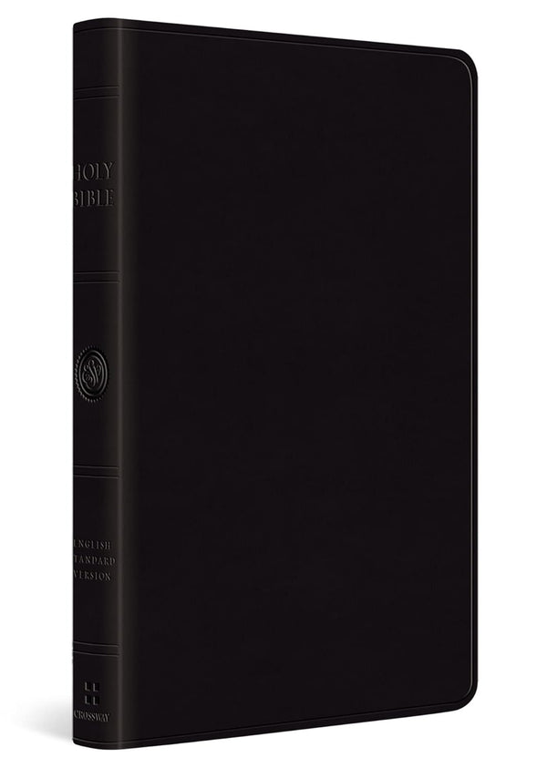 CROSSWAY ESV LARGE PRINT VALUE THINLINE BIBLE - BLACK - Like New