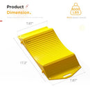HANTINSTOM TIRE SAVER RAMPS - SET OF 4 PACK ANTI-SLIP DESIGN TIRE-SAVE - YELLOW - Like New