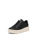 SOLOVEY WOMEN'S ONA AVE SLIP ON SNEAKER SIZE 8.5 BLACK/CHALK - Scratch & Dent