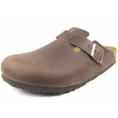 Birkenstock Boston Soft Footbed Clogs - Size 7-7.5 - Brown Habana - Like New