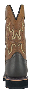 HOSS BOOT COMPANY SHOWDOWN 11" WESTERN COMPOSITE TOE BOOTS - SIZE: 17 - BROWN - Brand New