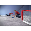 FRANKLIN SPORTS NHL KIDS MINI + KNEE HOCKEY GOAL SET OF 2 - RED - Like New