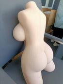 daomo Shemale Sex Doll Torso Realistic Dildo Breasts and Anal - Black - Brand New