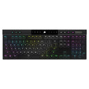 CORSAIR K100 AIR WIRELESS RGB MECHANICAL GAMING KEYBOARD - CH-913A01U-NA - BLACK - Like New