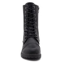 Shoe Land Eletrra Women's Ankle Lace Up Military Combat Boot Black 10.0 - Like New