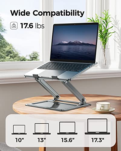 LORYERGO Adjustable Laptop Stand, Portable for 17.3inch Laptops LELR02 - Gray - Like New