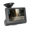 TEETHEORY 4.0 LNCH 3 CAMERAS LENS CAR DVR VIDEO RECORDER DASH CAMERA - BLACK - Like New
