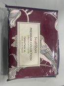SOUTHSHORE FINE LINENS PREMIUM COLLECTION 2 - PIECE - MARSALA/BURGUNDY - Like New