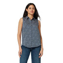 AEWM93015M26 Amazon Essentials Women's Regular-Fit Sleeveless Blouse, Navy L - Brand New