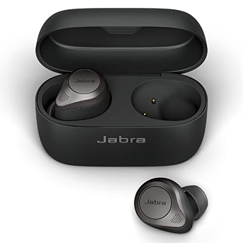 JABRA ELITE 85T TRUE WIRELESS BLUETOOTH EARBUDS, TITANIUM BLACK - Scratch & Dent