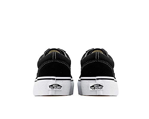 VANS OLD SKOOL PLAT UNISEX - SIZE: MEN 8.5 WOMEN 10 BLACK/WHITE - Like New