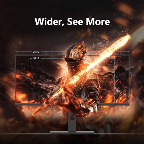 INNOCN 34" ULTRAWIDE WQHD 3440 HZ PC GAMING MONITOR BUILT-IN - Scratch & Dent