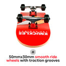 Sonic the Hedgehog - 31" Skateboard, 9-Ply Maple Deck, Knuckles - Brand New