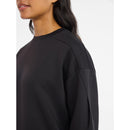 AVIA WOMEN'S LUXE FLEECE CREWNECK SWEATSHIRT - SIZE: WOMEN 2XL - BLACK SOOT - Brand New