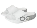 OOFOS UNISEX OOAHH SPORT FLEX SLIDE SANDAL MEN 9 WOMEN 11 SMOKE RALLY - Like New