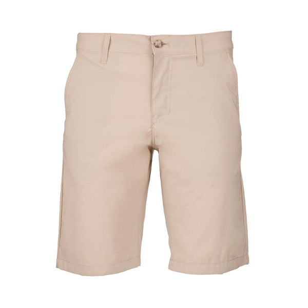 CHAPS MEN'S PERFORMANCE FLAT FRONT SHORTS - SIZE: MEN 34 - DUNE - Brand New