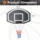 GENERIC WALL MOUNTED BASKETBALL STAND 28.5 X 18 INCH CD-B003BR - BLACK/WHITE - Like New