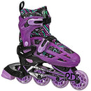 ROLLER DERBY FALCON 2-IN-1 COMBO QUAD INLINE SKATES KIDS GIRL SIZING 3-6 - Brand New