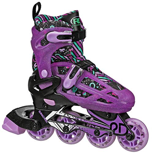 ROLLER DERBY FALCON 2-IN-1 COMBO QUAD INLINE SKATES KIDS GIRL SIZING 3-6 - Brand New