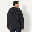 AMAZON BASICS MEN'S INSULATED RELAXED FIT HOODED WORKWEAR JACKET LARGE - BLACK - Brand New