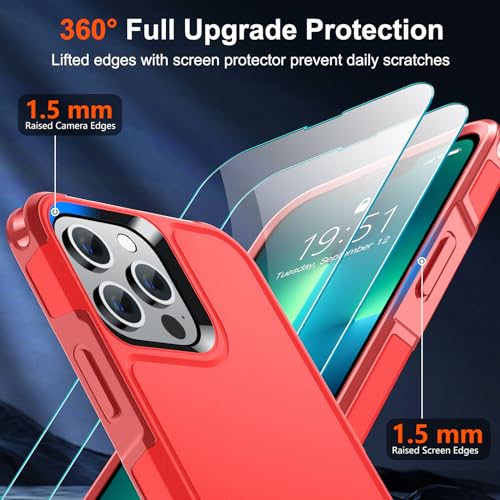 SUPFINE FOR IPHONE 13 PRO MAX CASE,[12 FT MILITARY GRADE DROP PROTECTION] - Like New