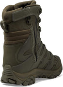 MERRELL MOAB 3 8" TACTICAL ZIP WP MEN 10 DARK OLIVE - Like New