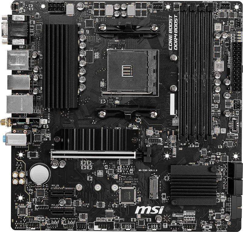 For Parts: MSI AMD AM4 ProSeries Motherboard B550M PRO-VDH-WIFI6 PHYSICAL DAMAGE