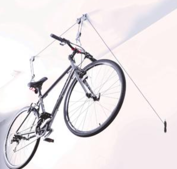 Delta Cycle 253748 Bike Ceil Hoist & Straps - Silver Like New