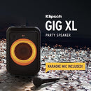 KLIPSCH GIG XL PORTABLE WIRELESS SPEAKER - 1071864 - BLACK - Scratch & Dent