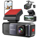 LGUEATI 4K + 2K DASH CAM FRONT AND REAR FREE 64 GB CARD DC01 - - Scratch & Dent