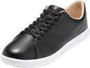 COLE HAAN WOMEN'S GRAND CROSSCOURT LEATHER SNEAKERS SIZE: 9.5 Black/White - Like New