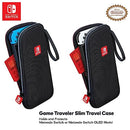 GAME TRAVELER LICENSED SLIM TRAVEL CASE PROTECTS NINTENDO SWITCH OR OLED - BLACK - Brand New
