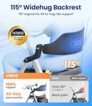 VOCIC Z21 Rollator Walker for Seniors with Seat, 8" All Terrain, 350 LBS - Brand New