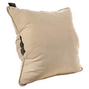 Naconic Electric Heated Throw Pillow Scatter Cushion Hand Pockets Warmer - Ivory - Like New