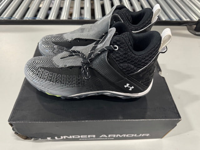 UA TM HIGHLIGHT HAMMER MC SIZE 12 - BLACK/WHITE New