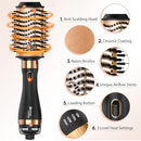 NICEBAY HOT AIR BRUSH SET STRAIGHTENING/DRYING/CURLING CT-536 - BLACK/GOLD - Brand New