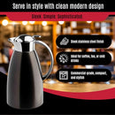TABLECRAFT 12682 68 OZ (2L) STAINLESS STEEL COFFEE CARAFE - BLACK - Like New