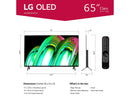 LG 65" Class A2 Series OLED 4K Smart TV (OLED65A2PUA, 2022)