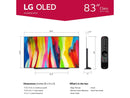 LED TV LG 83" OLED83C2PUA R