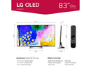 LG 83" Class G2 Series OLED 4K evo Smart TV (OLED83G2PUA, 2022)