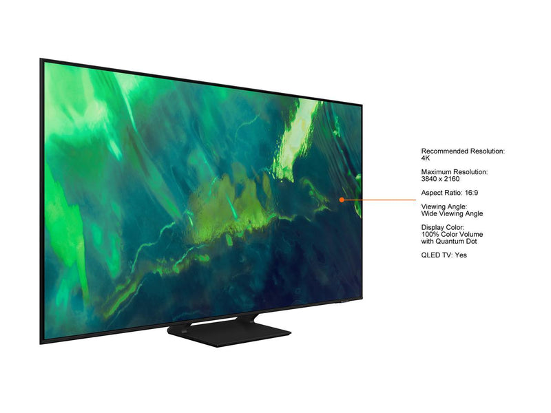 Samsung 55" Class Q70A Series QLED 4K Smart TV (QN55Q70AAFXZA, 2021)