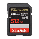 SANDISK EXTREME PRO 512GB SDXC UHS-I MEMORY CARD C10 V30 4K UHD SDSDXXD-512G - Like New