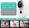 ZEEPORTE CAMERA Outdoor Security Camera System Wireless 1080P - White Like New