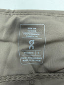 ON WOMEN'S PERFORMANCE TIGHTS 7/8 - SIZE: WOMEN S - ASH - Like New
