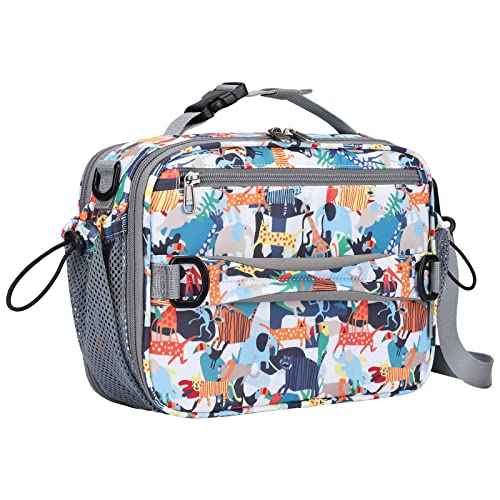 Maelstrom Lunch Box Kids,Expandable Kids Box,Insulated Bag Giraffe KB02-MSLB02-7 - Brand New
